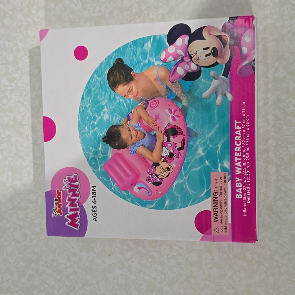 MINNIE MOUSE BABY‎ WATERCRADT FLOAT NEW